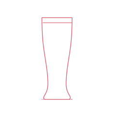 Objects Beer Glasses Pilsner Glass Outline Drawing Svg Vector, Free Vectors File
